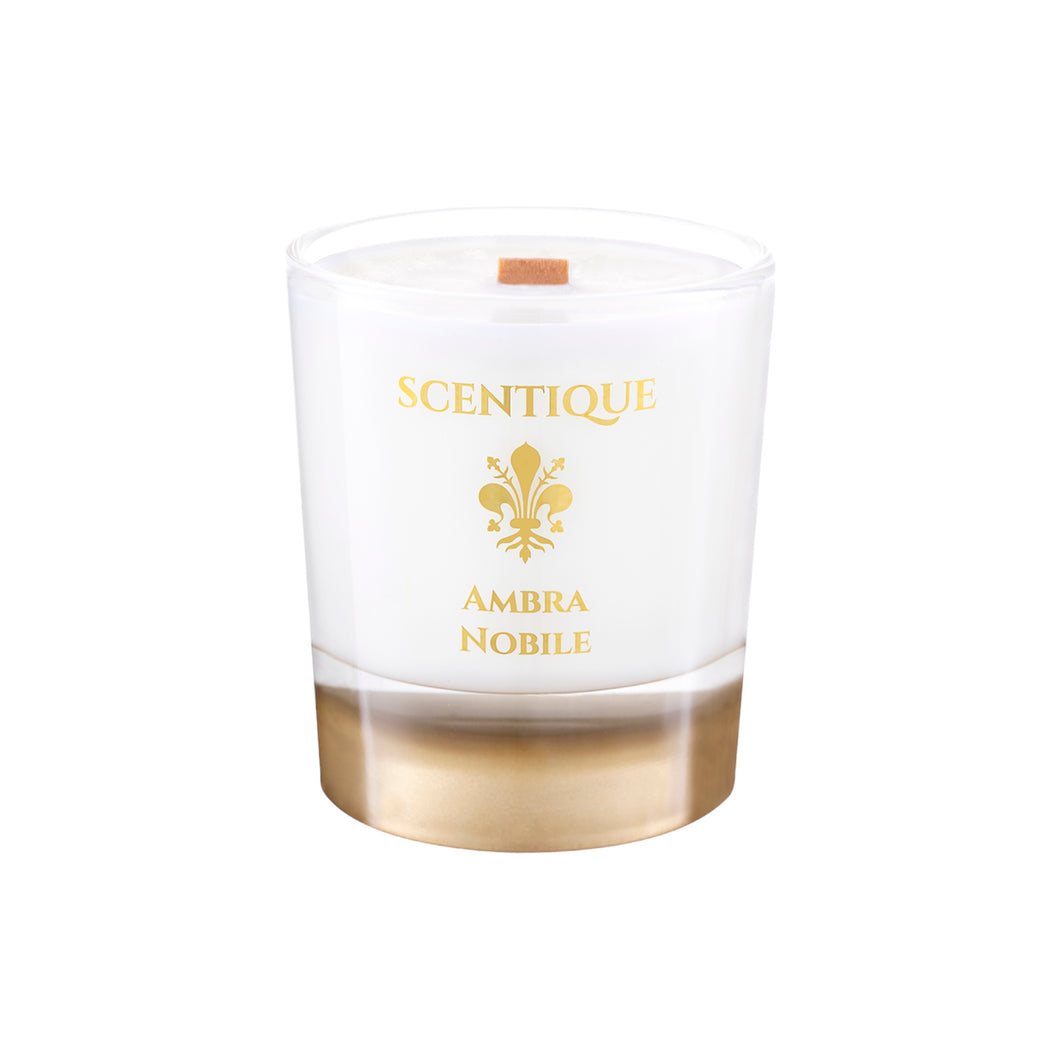 Maison Scentique luxury soy candle Ambra Nobile